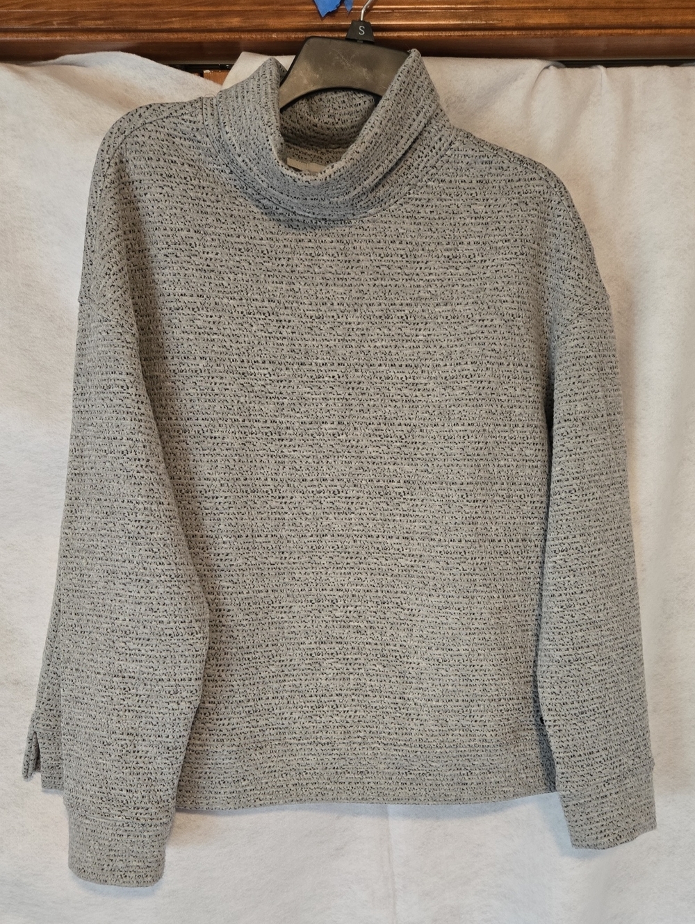 Gray Turtleneck Women's Sweater - Classic Cozy Knit